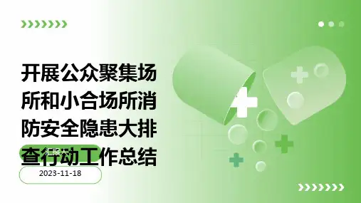 开展公众聚集场所和小合场所消防安全隐患大排查行动工作总结