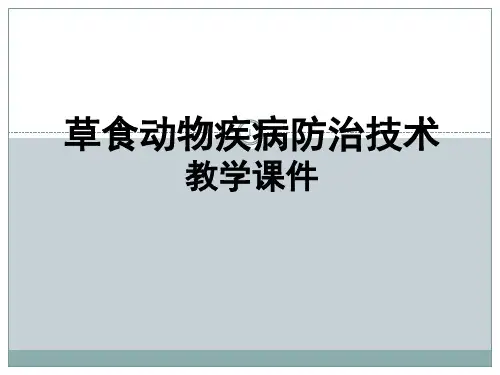 羊梭菌性疾病ppt课件