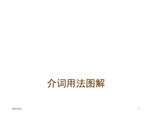 英语介词用法图解