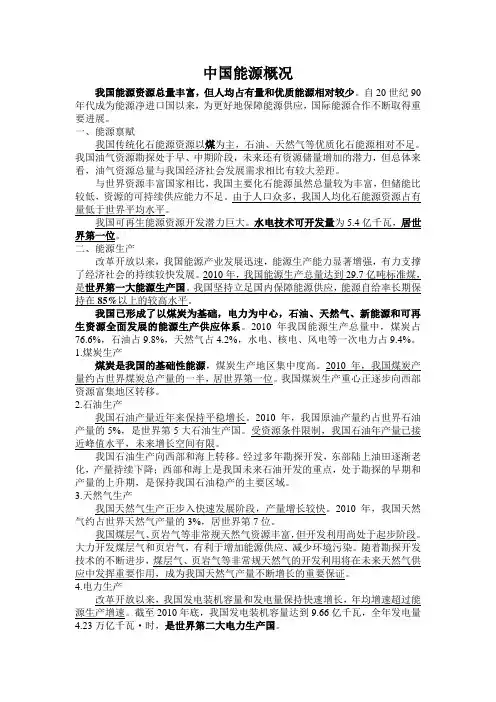 中国电力与能源策略