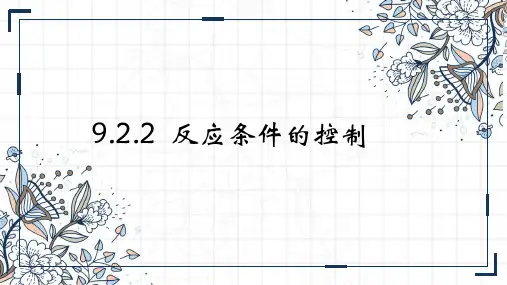高一化学苏教版课件：反应条件的控制