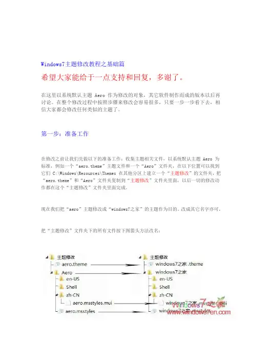 windows7主题修改教程