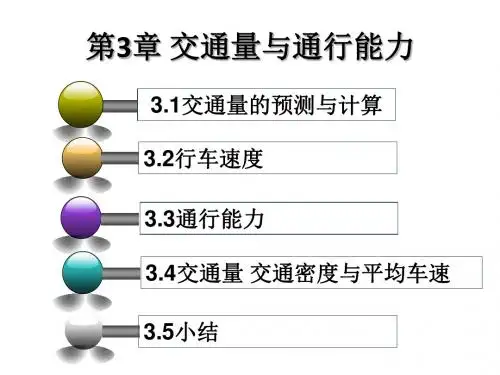 第3章_交通量与通行能力