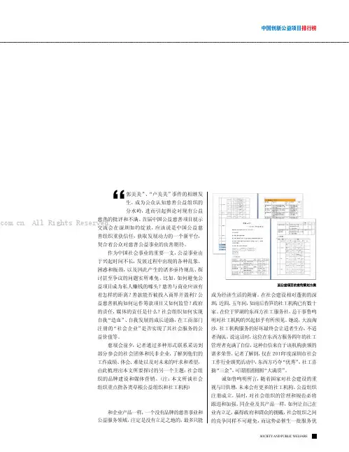 社会组织的品牌建设和媒体营销