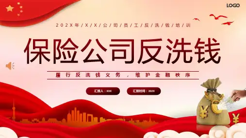 保险公司反洗钱知识课件PPT
