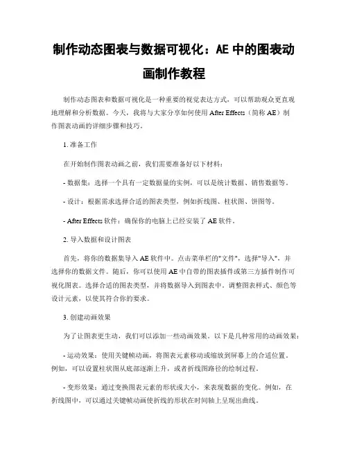 制作动态图表与数据可视化：AE中的图表动画制作教程