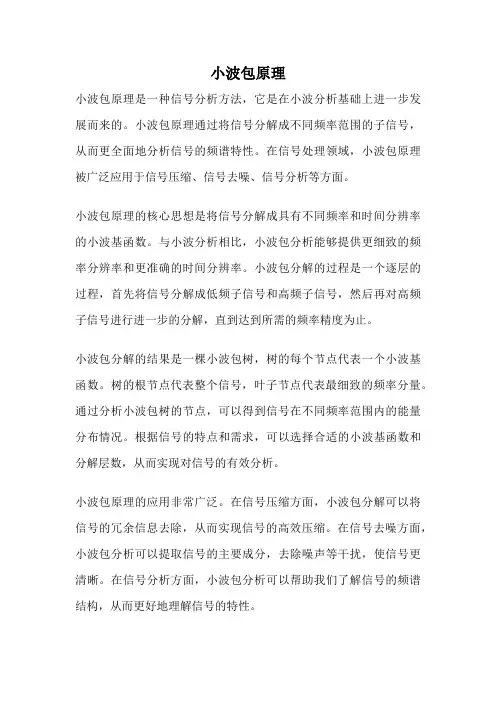 小波包原理