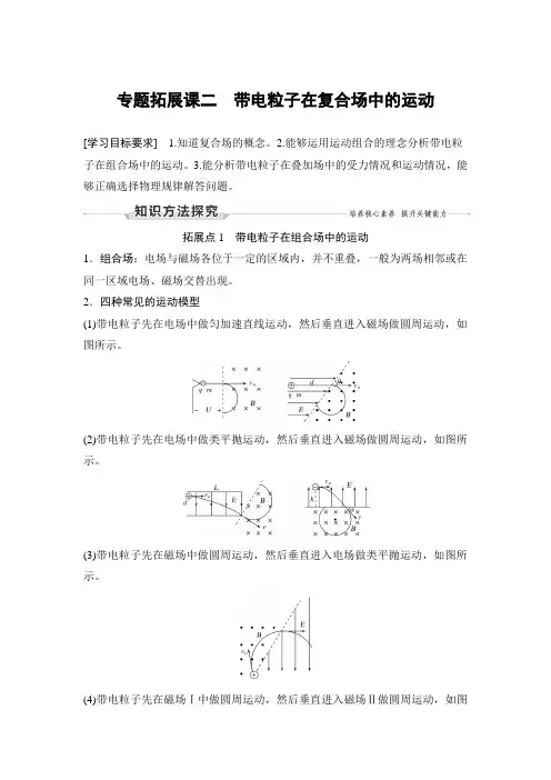 专题拓展课二 带电粒子在复合场中的运动