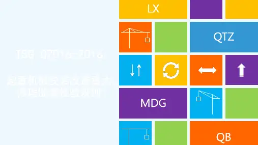 TSGQ7016-2016起重机械安装改造重大修理监督检验规则