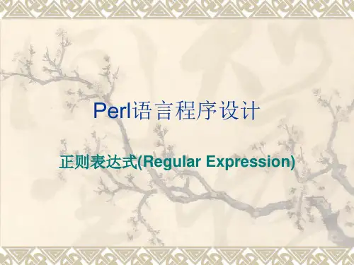 模式匹配(正则表达式)