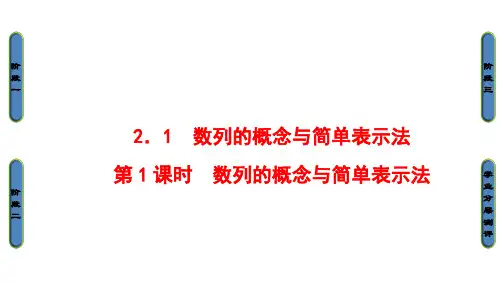 【教学资源网·世纪金榜】2016-2017学年高中数学人教A版(课件)必修五 第二章 数列 第1节 第1课时