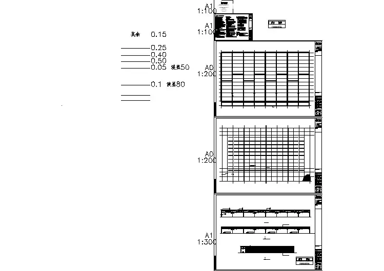 成都某公司钢铁物流B区仓储设计施工CAD图