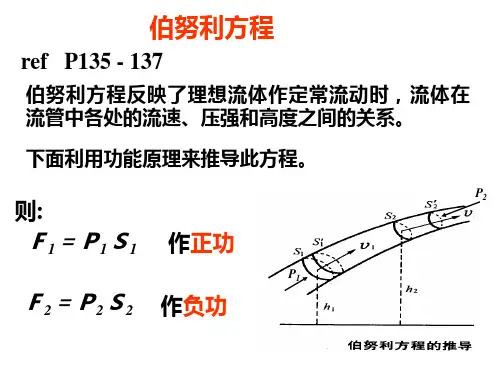 伯努利方程