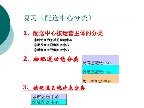 物流与配送-13-第四章-(-13-----4.4-配送中心的工作流程与核心工艺)