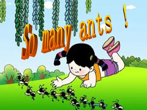 三年级英语下册LessonWSomanyants课件川教版三起