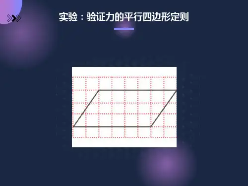 实验：验证力的平行四边形定则