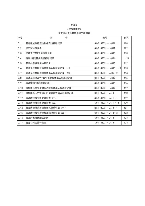 3-1SH3503-(附录D管道)通用表
