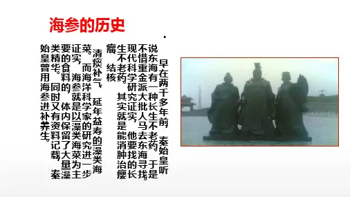 最全海参PPT课件