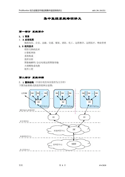 集中监控系统培训讲义(97版)