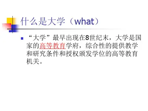 最新大学生医学生新生入学教育雅版PPT课件
