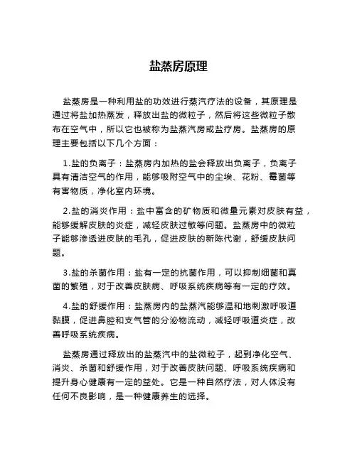 盐蒸房原理