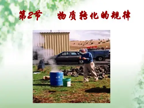 物质转化的规律PPT教学课件
