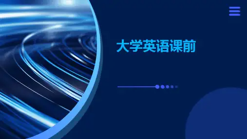 大学英语课前PPT