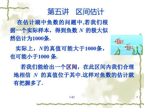 区间估计资料