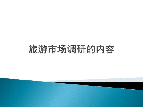 旅游市场调研的内容.pptx