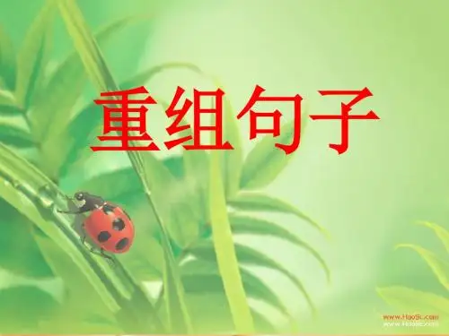 重组句子zjp