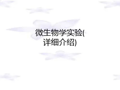 微生物学实验(详细介绍)ppt课件