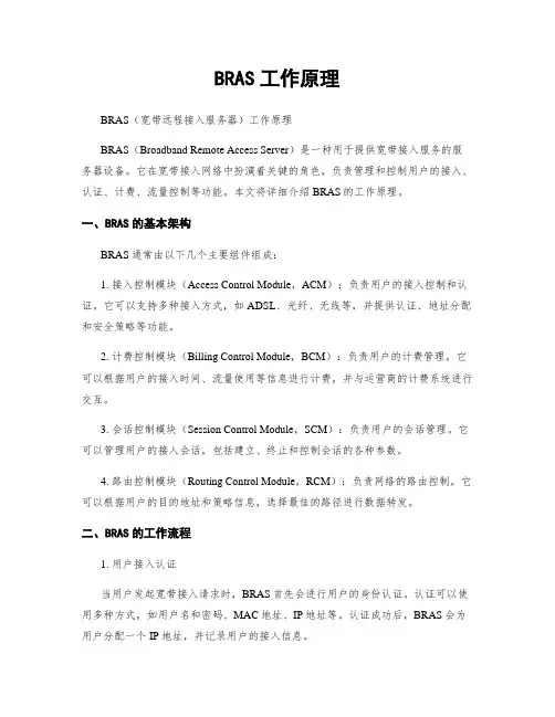 BRAS工作原理
