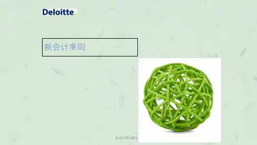 新会计准则最全版课件
