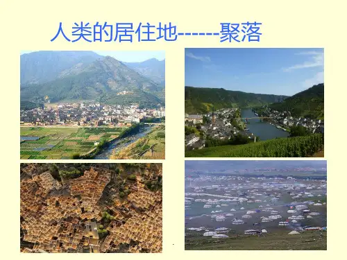 人类的居住地------聚PPT课件