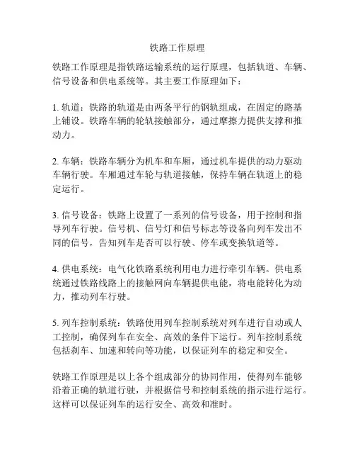 铁路工作原理