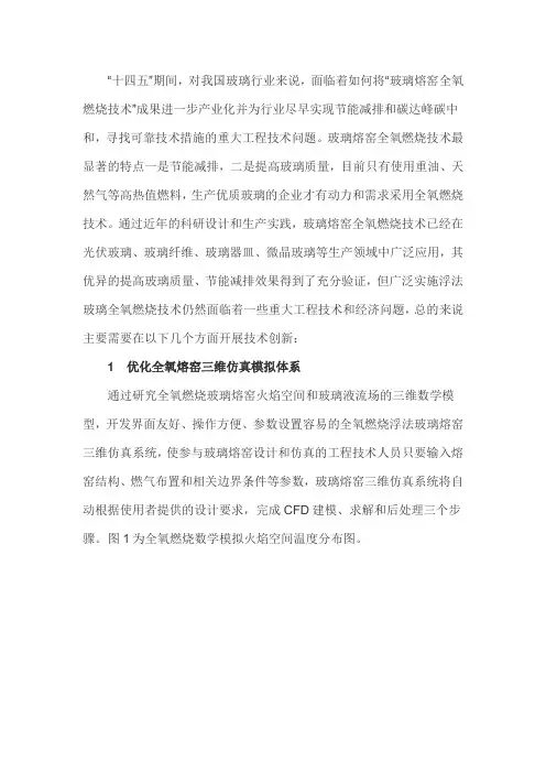 玻璃熔窑全氧燃烧技术及发展方向
