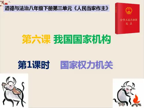 国家权力机关课件(含思维导图)部编版课件道德与法治八年级下册