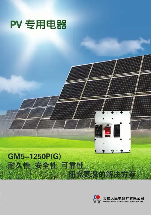 北京人民电器厂 GM5-1250 P系列光伏专用直流塑壳断路器