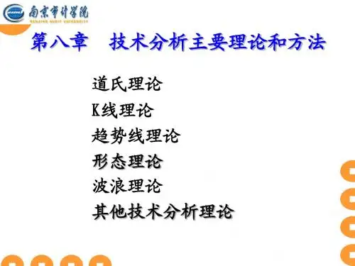技术分析主要理论和方法(1)