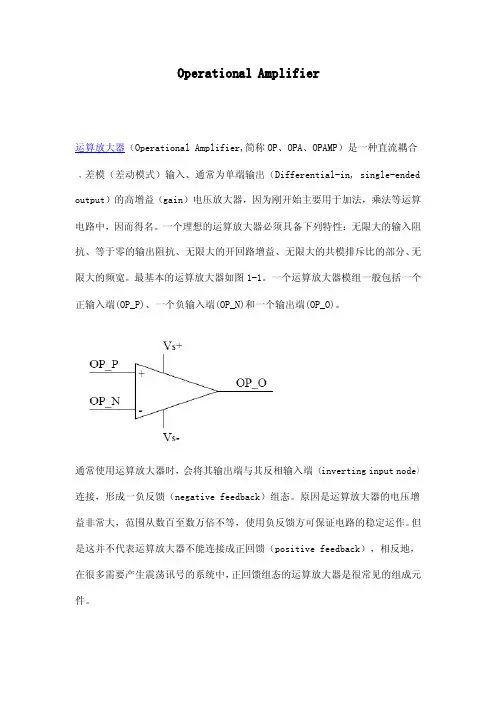 Operational Amplifier