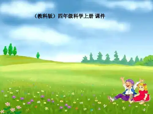 四年级科学上册云的观测_1教科版PPT课件