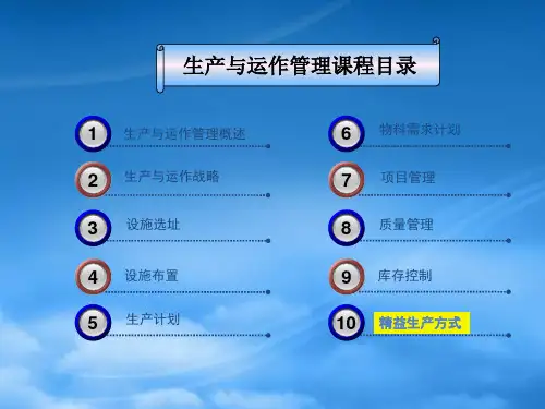 chp10精益生产方式