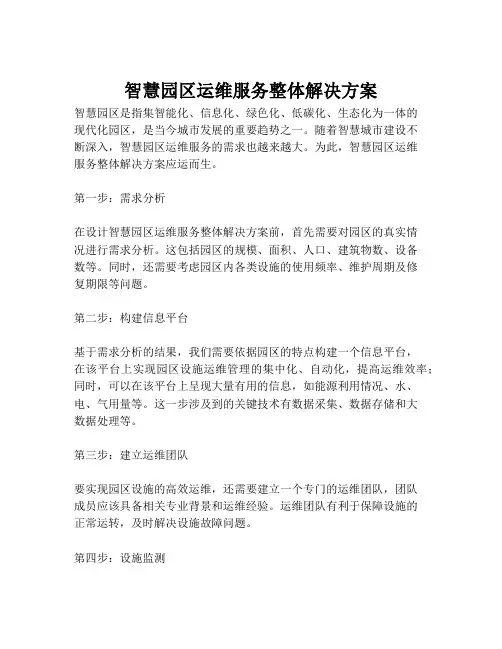 2023-智慧园区运维服务整体解决方案-1