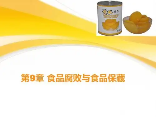 食品微生物学-_10微生物与食品的腐败变质及保藏-王霞霞
