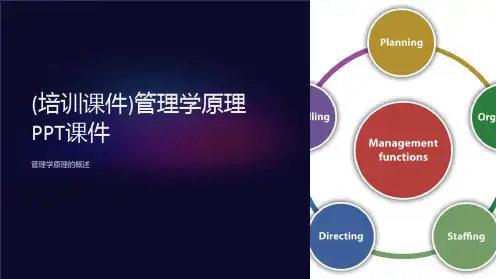 (培训课件)管理学原理PPT课件