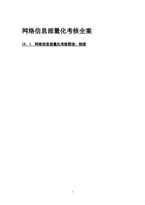 (完整版)信息部绩效考核量化管理