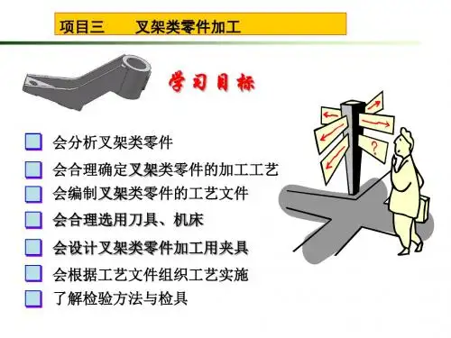 项目三  叉架类加工(1)
