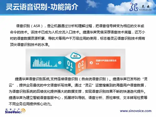 灵云语音识别-功能简介