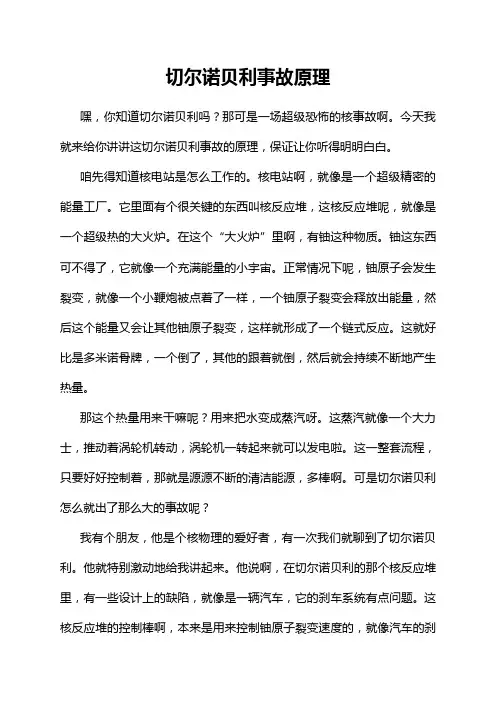 切尔诺贝利事故原理