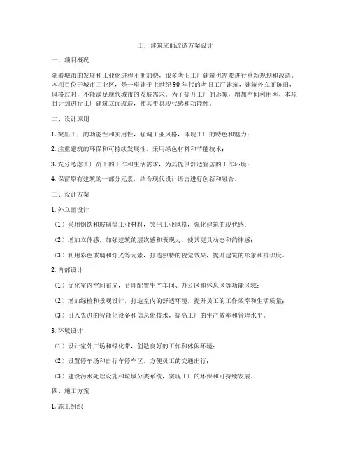 如何做工厂建筑立面改造方案设计
